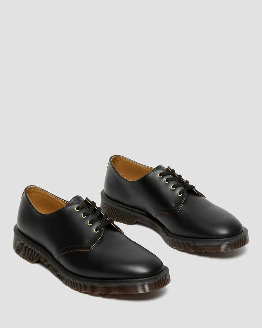 svarta dr martens smiths vintage smooth damskor