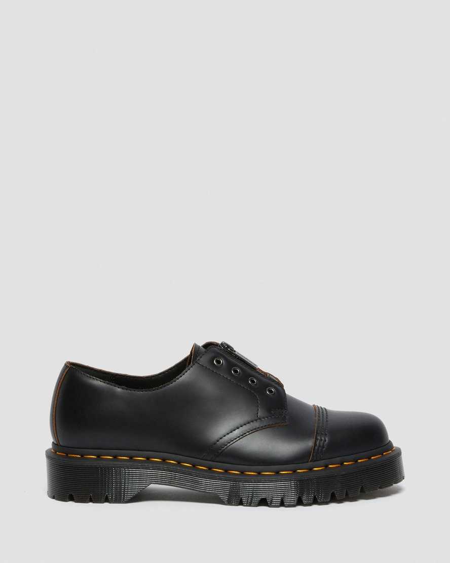 svarta dr martens smiths laceless bex damskor