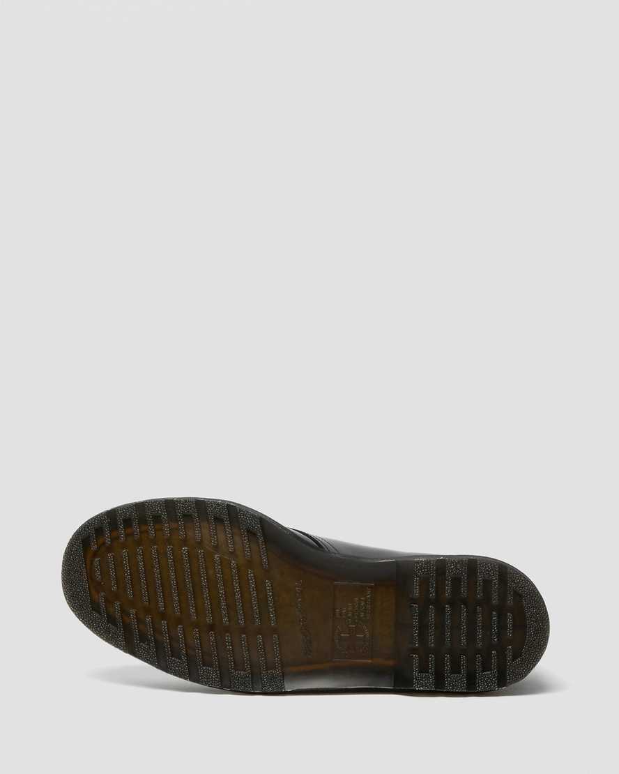 svarta dr martens archie ii smooth damskor med snörning