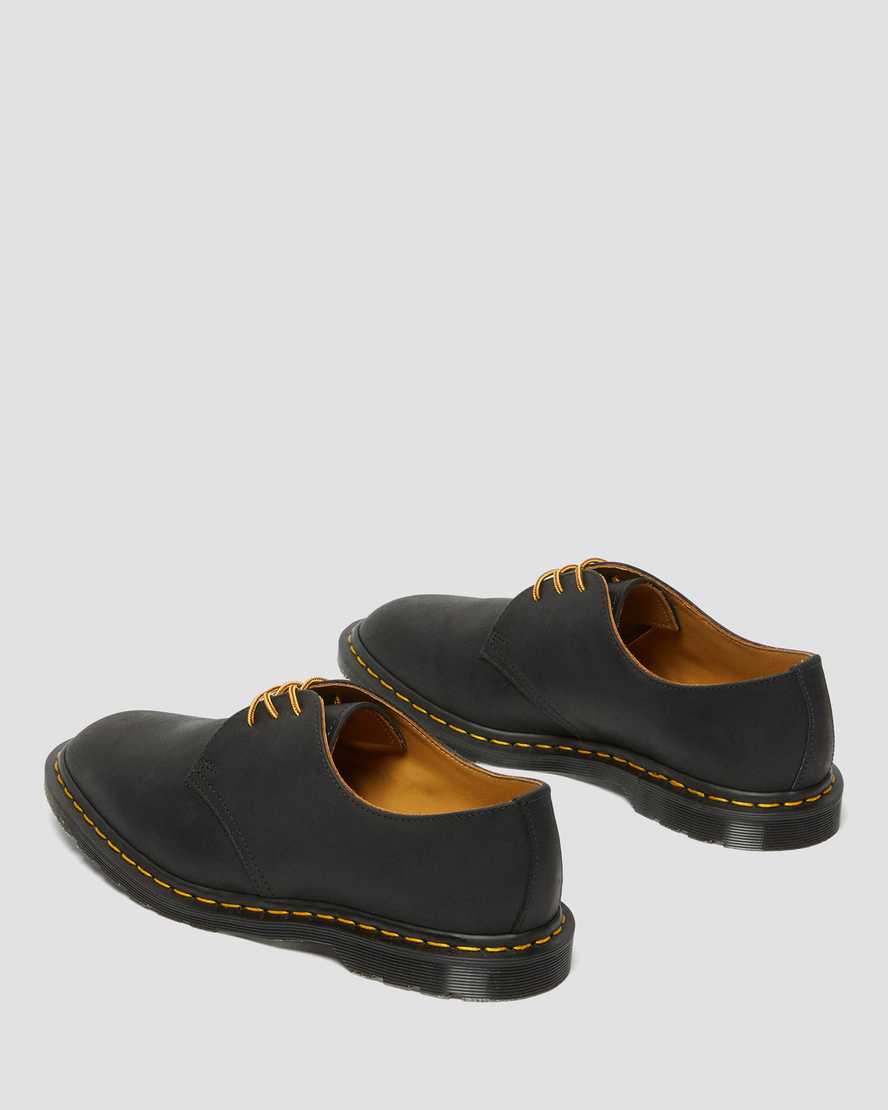 svarta dr martens archie ii jjjjound wyoming damskor med snörning