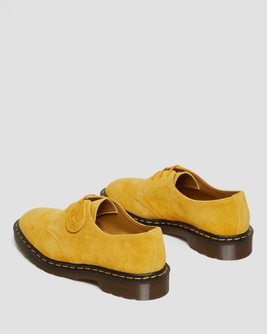 gula dr martens 1461 made in england oxfordskor för kvinnor