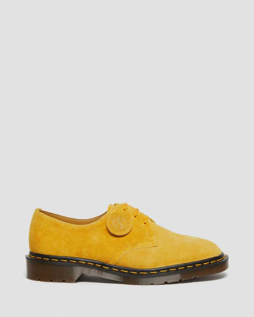 gula dr martens 1461 made in england oxfordskor för kvinnor