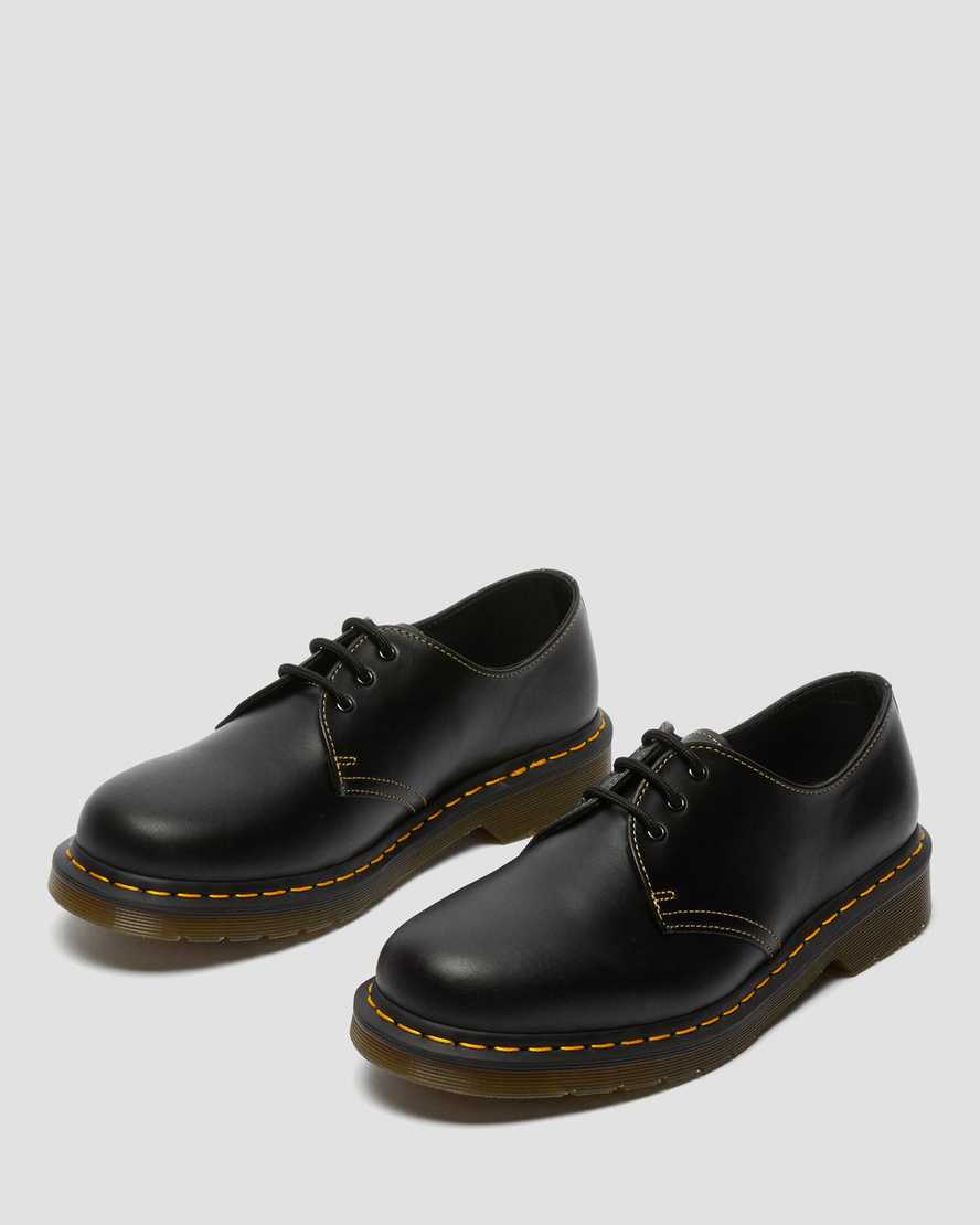 svarta dr martens 1461 atlas oxfordskor för kvinnor
