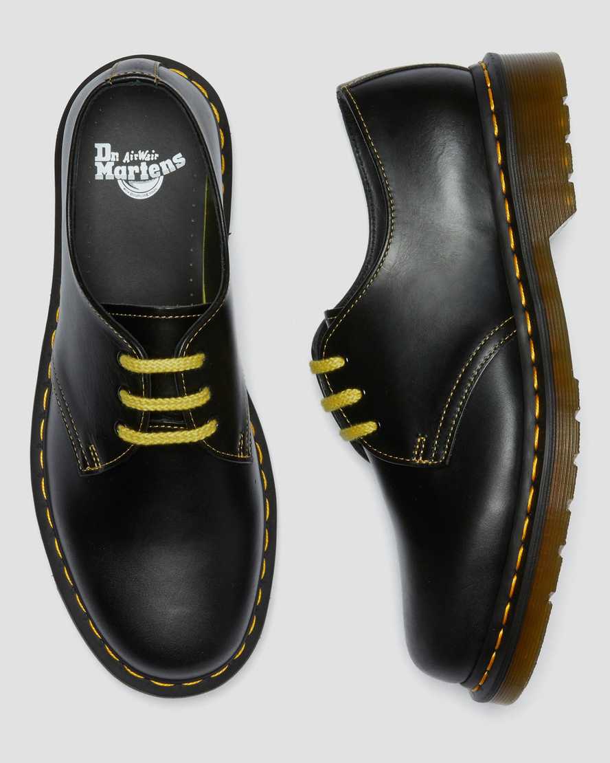 svarta dr martens 1461 atlas oxfordskor för kvinnor