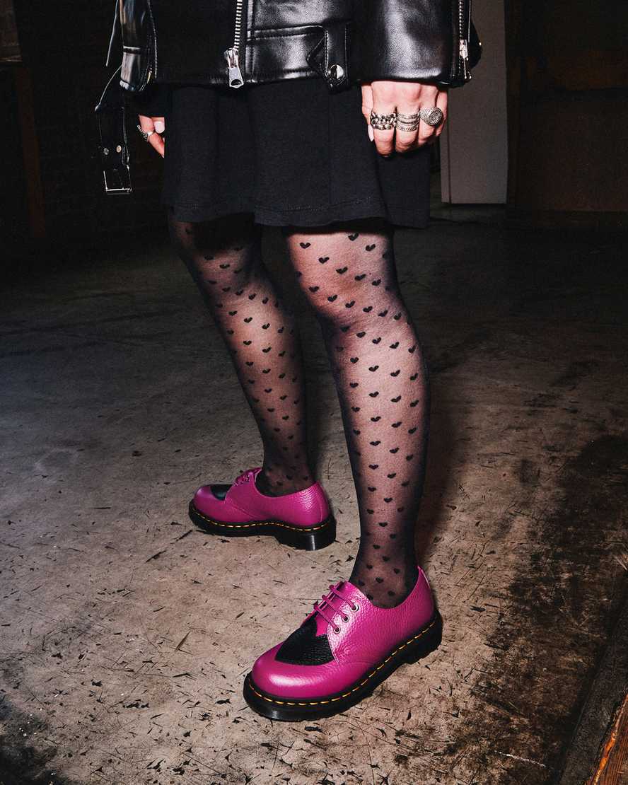 rosa dr martens 1461 amore oxfordskor för kvinnor