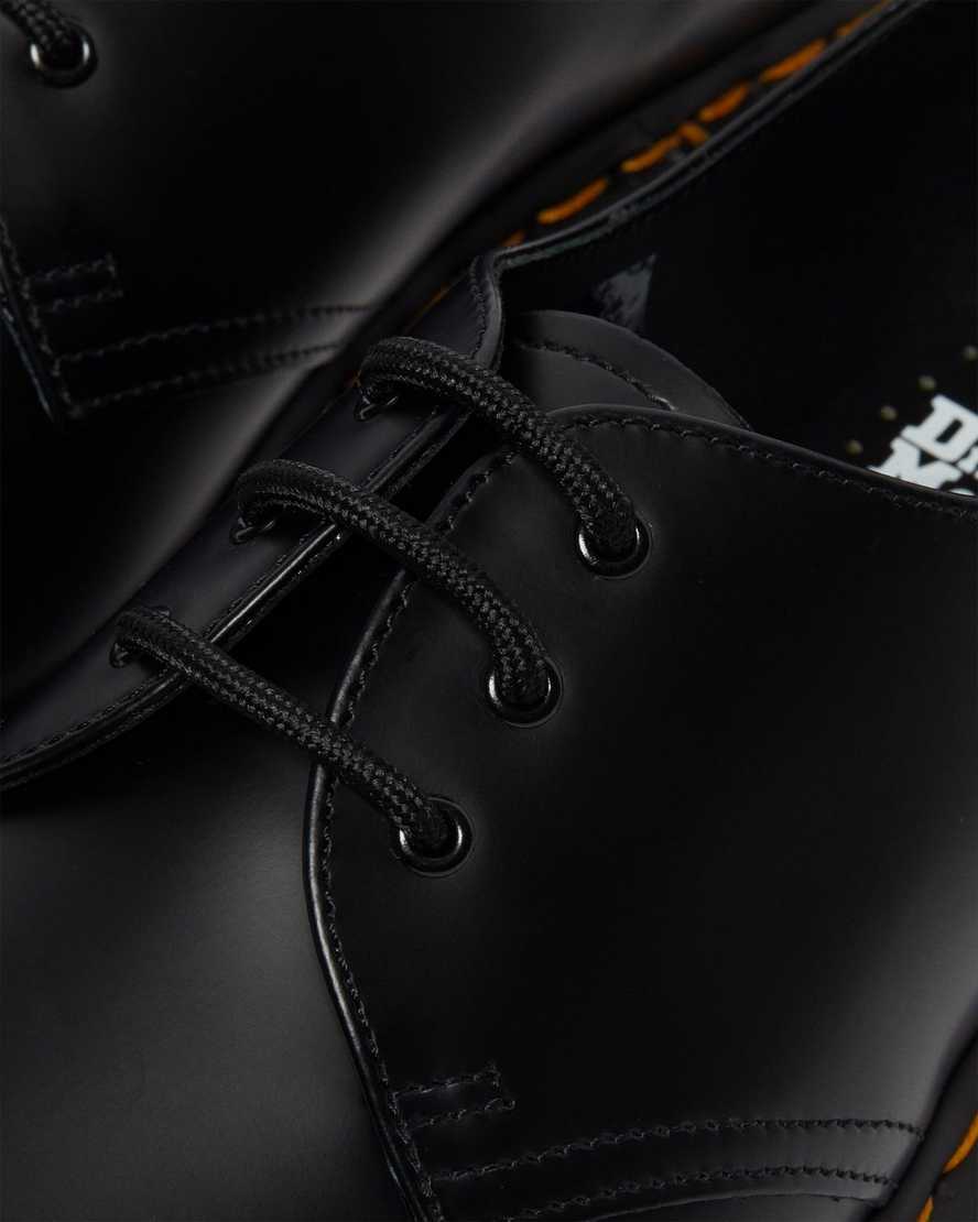 svarta dr martens 1461 iced smooth oxfordskor för dam