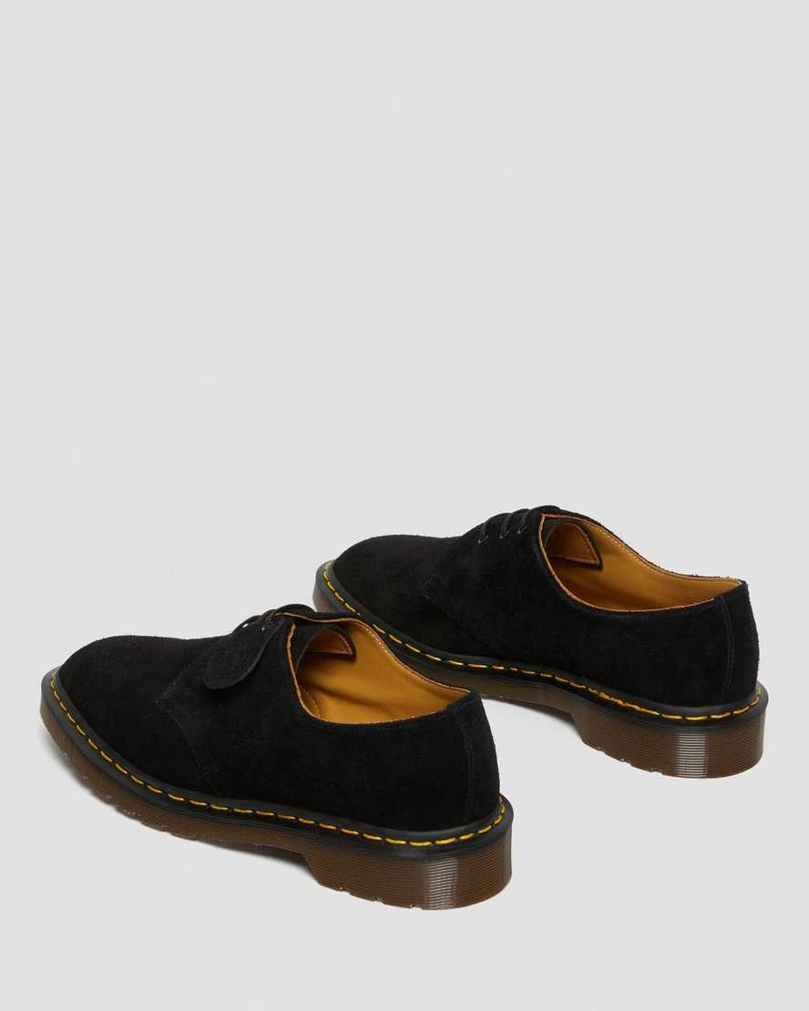 svarta dr martens 1461 made in england oxfordskor för kvinnor