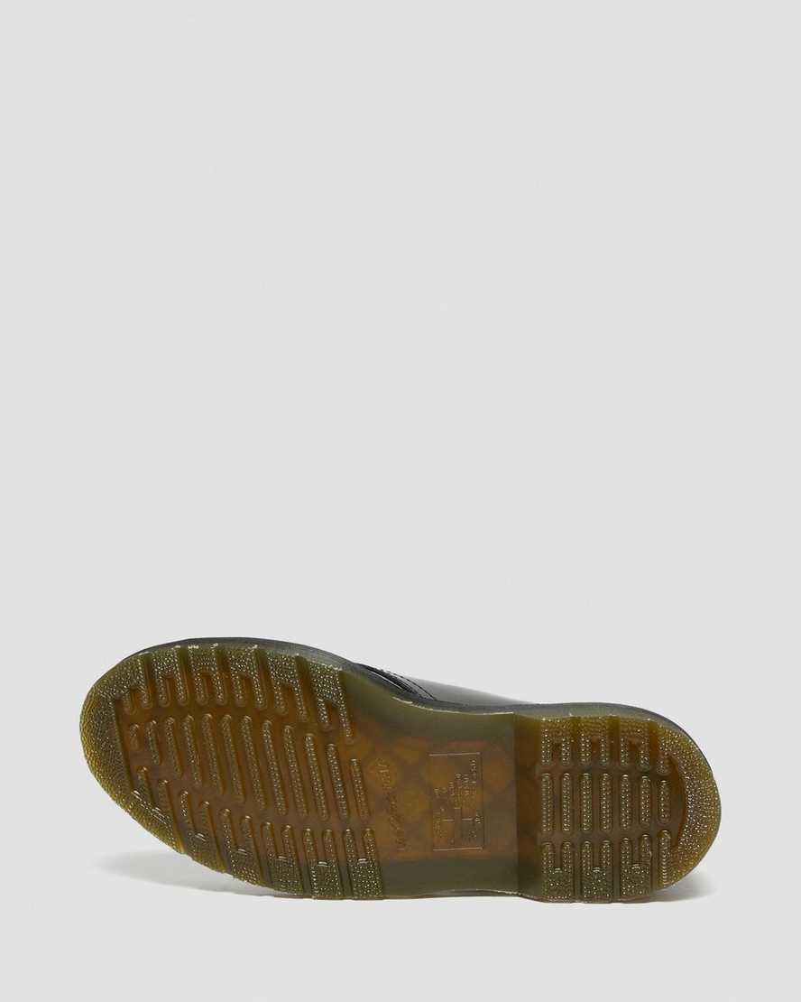 svarta dr martens 1461 lack oxfordskor för dam