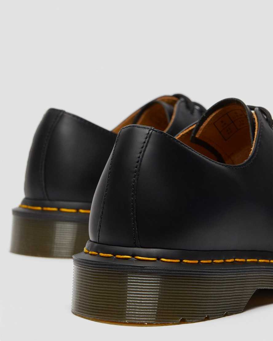 svarta dr martens 1461 smooth oxfordskor för dam