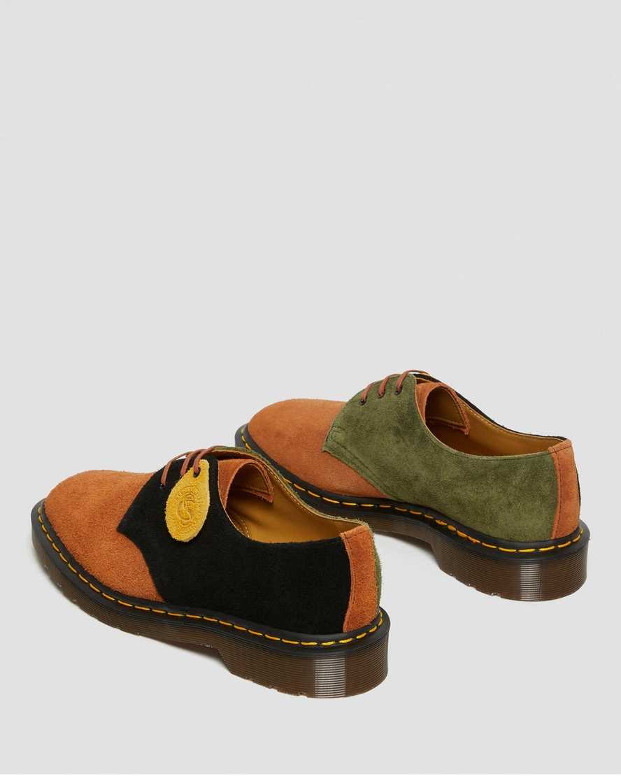 bruna svarta dr martens 1461 made in england dam oxfordskor