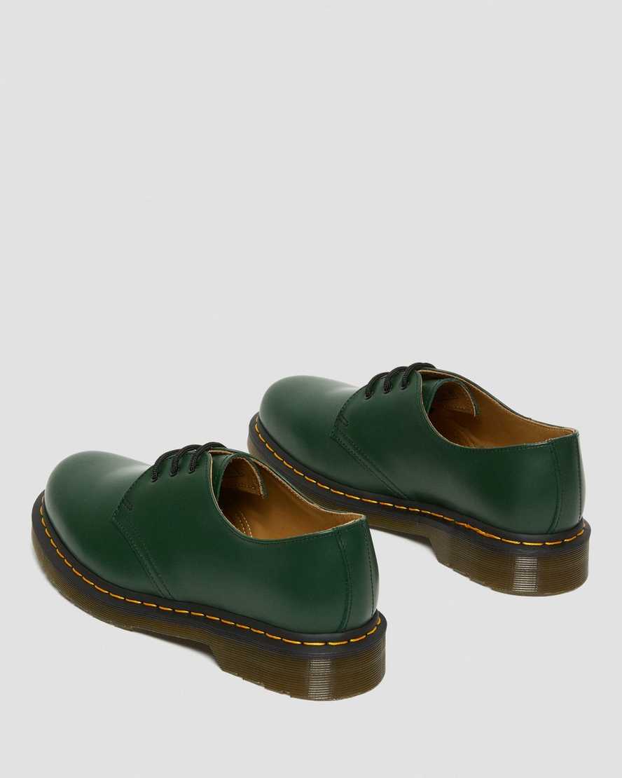gröna dr martens 1461 smooth oxfordskor för kvinnor