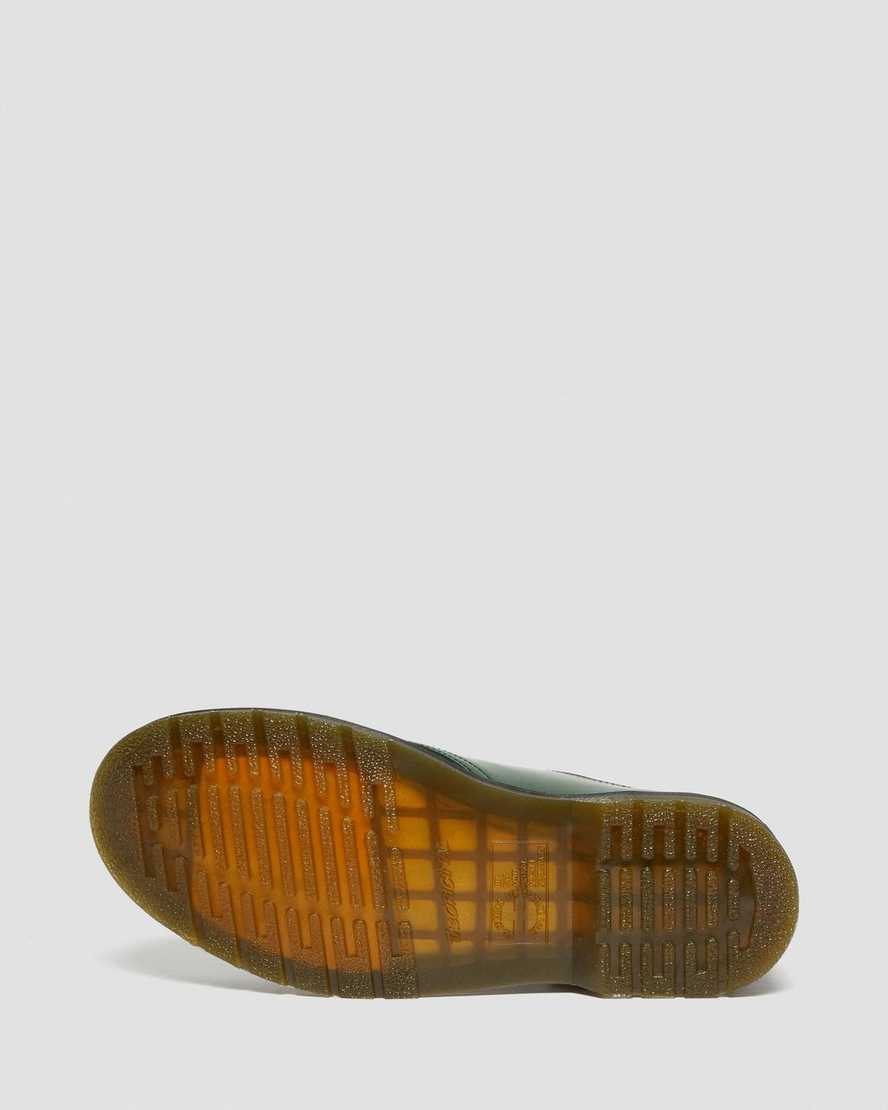 gröna dr martens 1461 smooth oxfordskor för kvinnor
