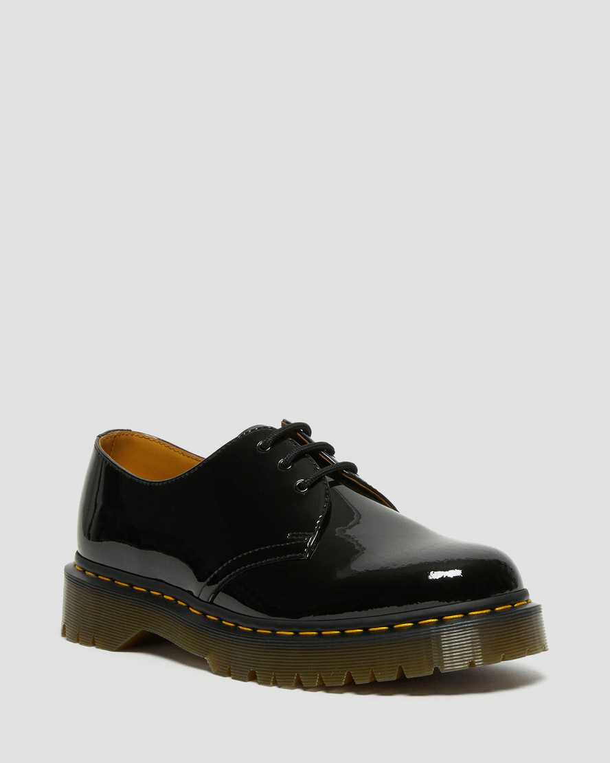 svarta dr martens 1461 bex patent oxfordskor för dam