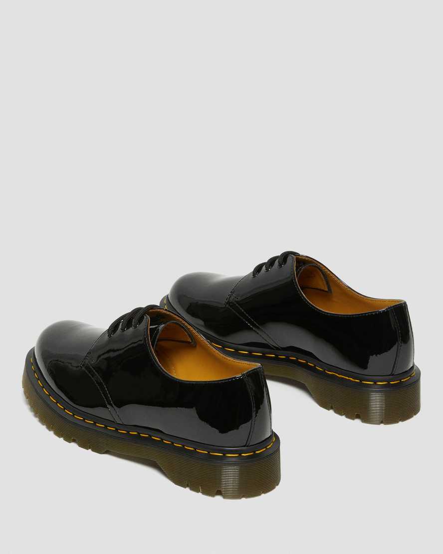 svarta dr martens 1461 bex patent oxfordskor för dam