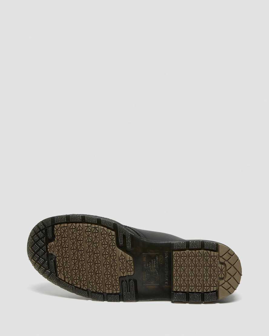 svarta dr martens 1461 mono halkfria oxfordskor för dam