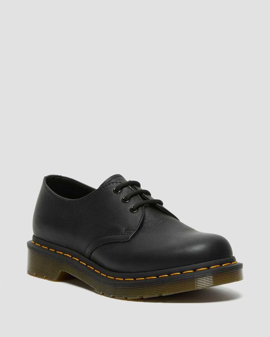 svarta dr martens 1461 virginia oxfordskor för kvinnor