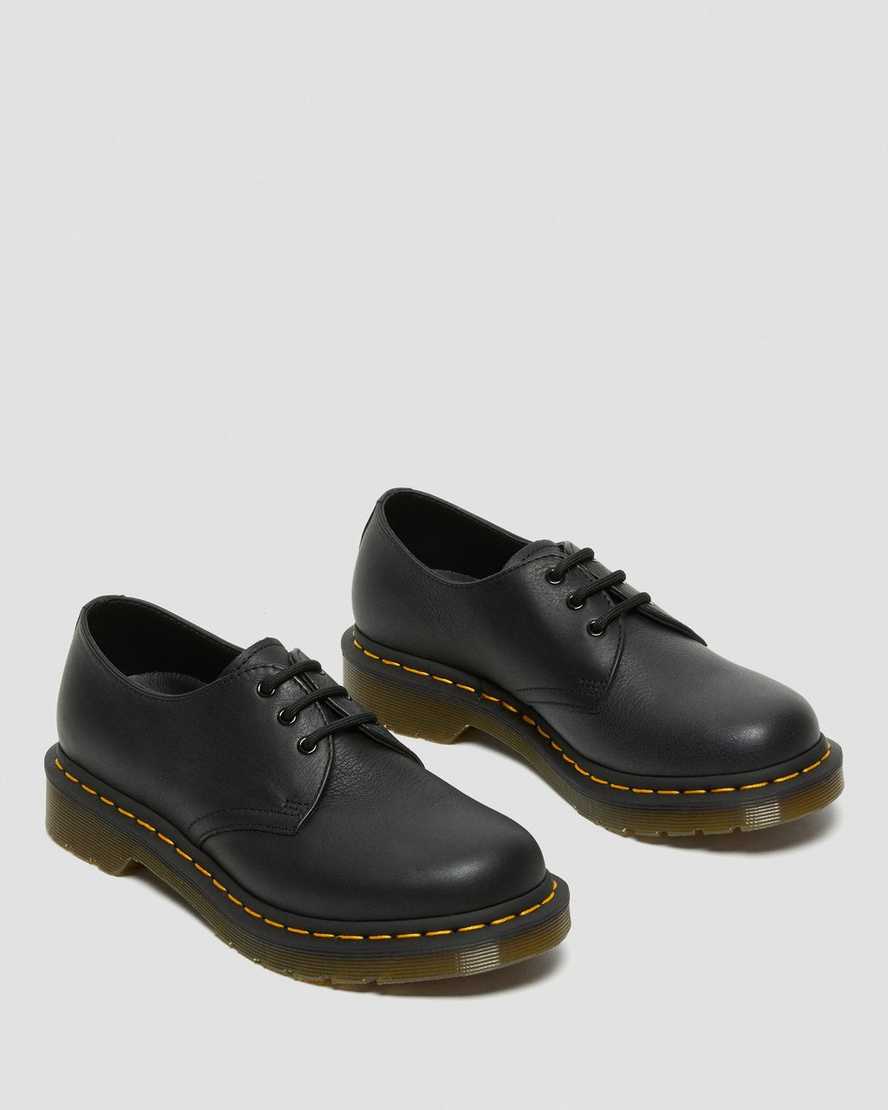 svarta dr martens 1461 virginia oxfordskor för kvinnor