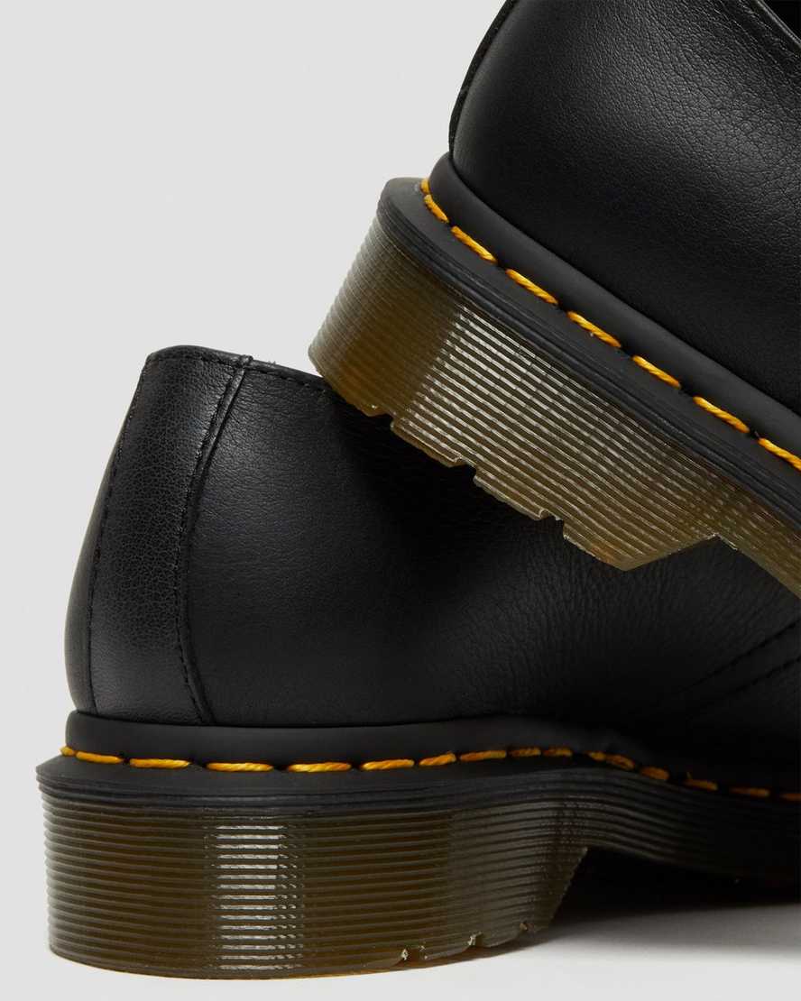 svarta dr martens 1461 virginia oxfordskor för kvinnor