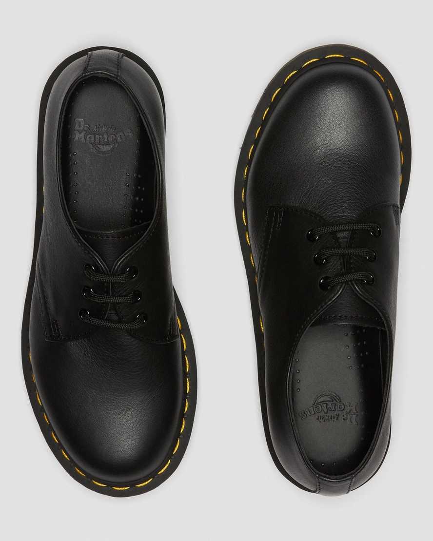 svarta dr martens 1461 virginia oxfordskor för kvinnor