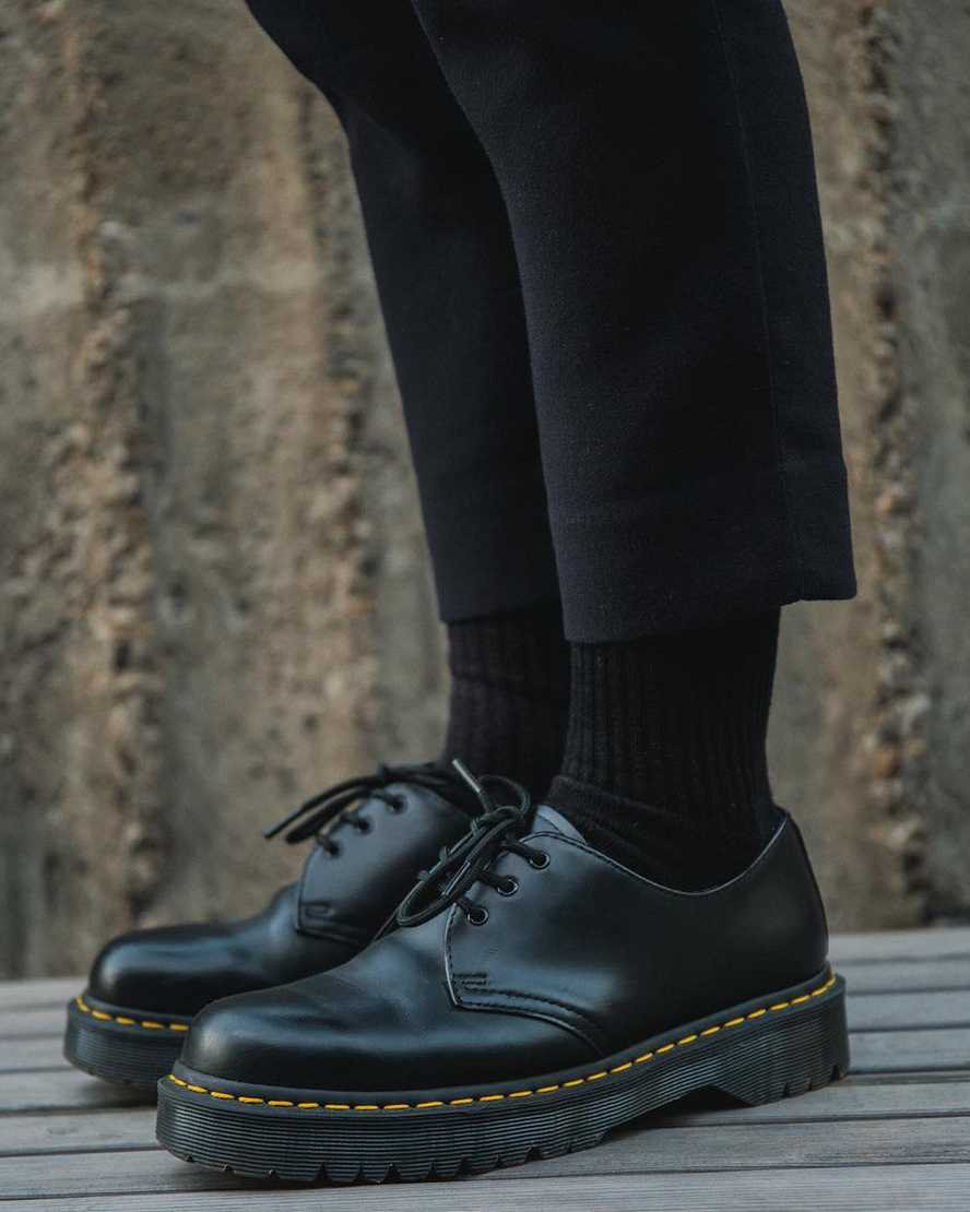 dr martens 1461 bex smooth oxfordskor för kvinnor i svart