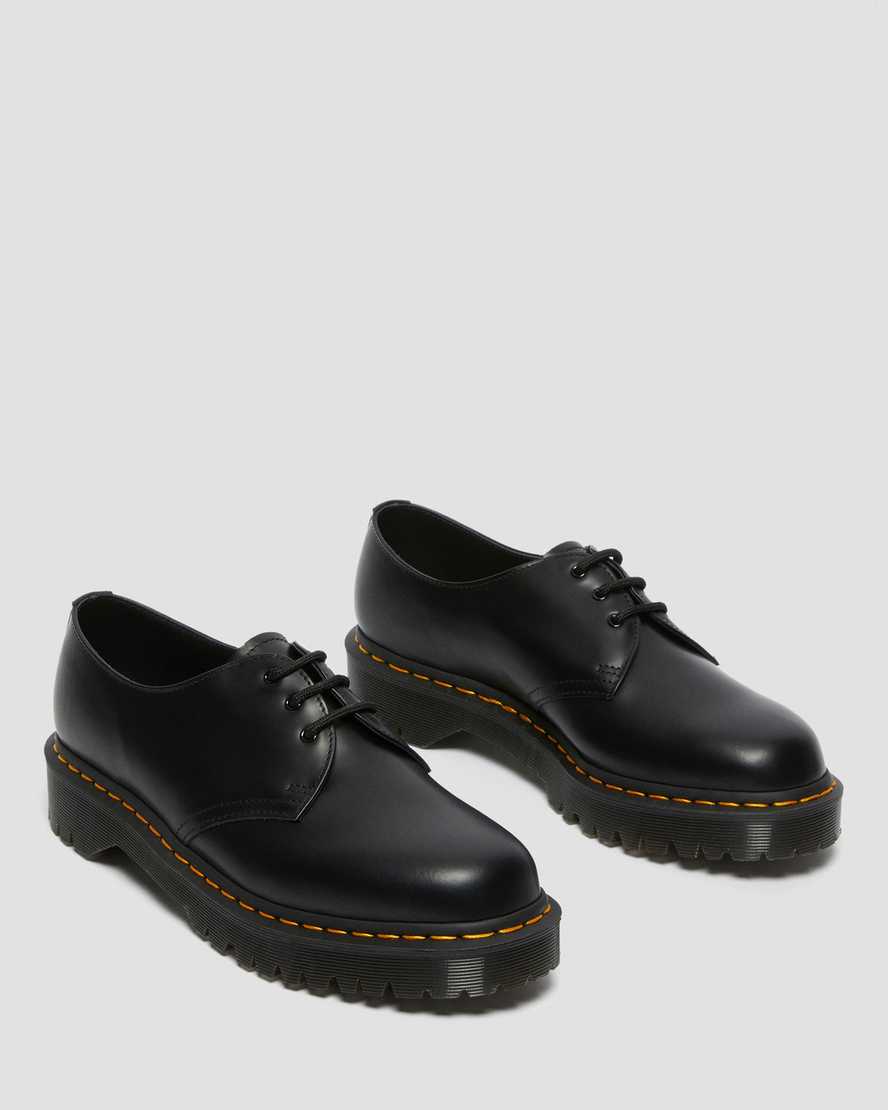 dr martens 1461 bex smooth oxfordskor för kvinnor i svart