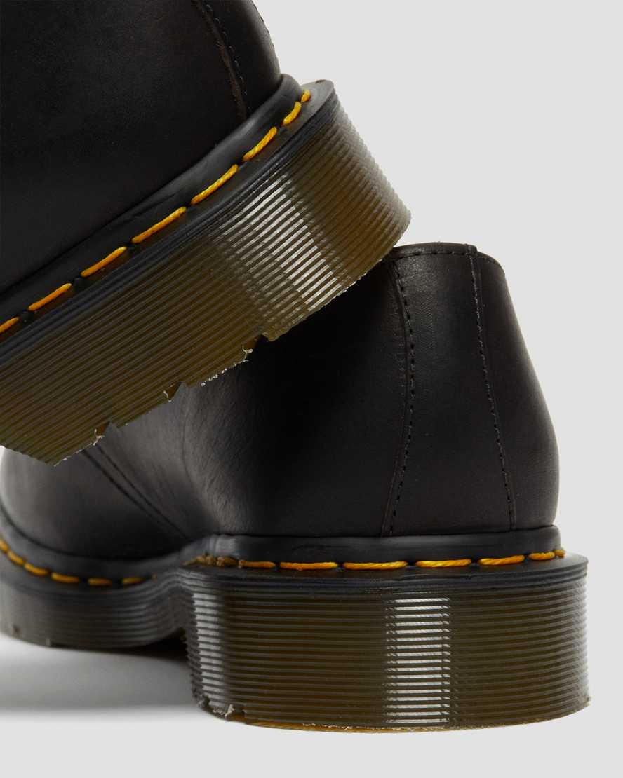 svarta dr martens 1461 classic oil oxfordskor för kvinnor