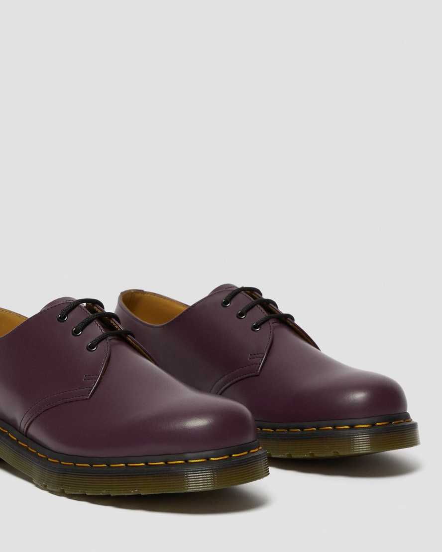 lila dr martens 1461 smooth oxfordskor för kvinnor