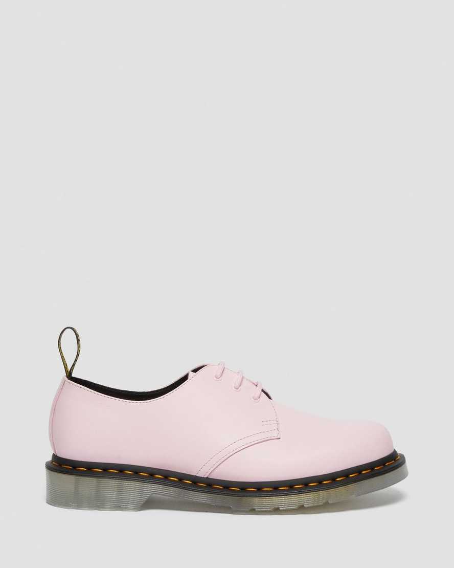 rosa dr martens 1461 iced smooth oxfordskor för kvinnor