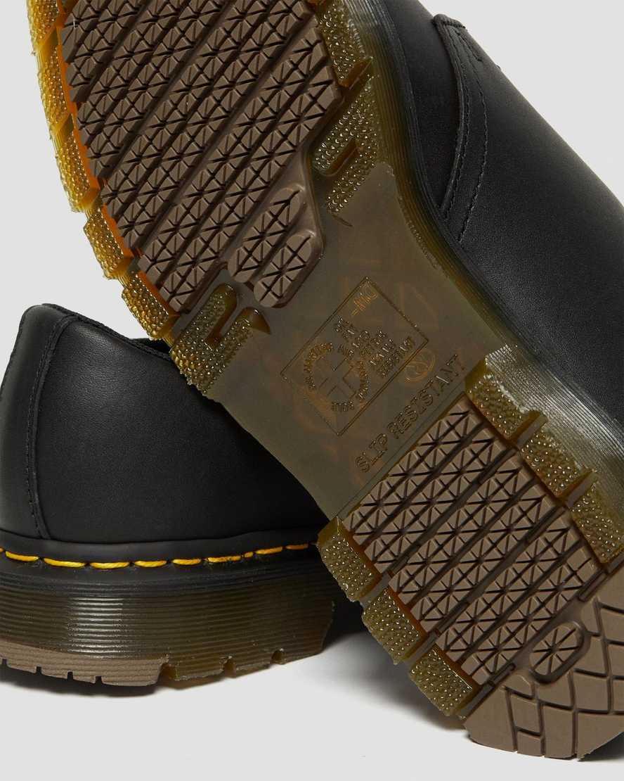 svarta dr martens 1461 halkfria oxfordskor för dam