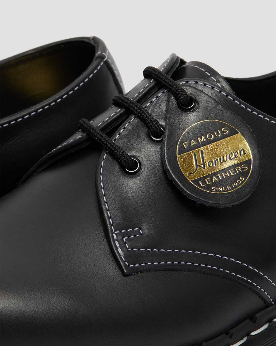 svarta dr martens 1461 cavalier oxfordskor för kvinnor