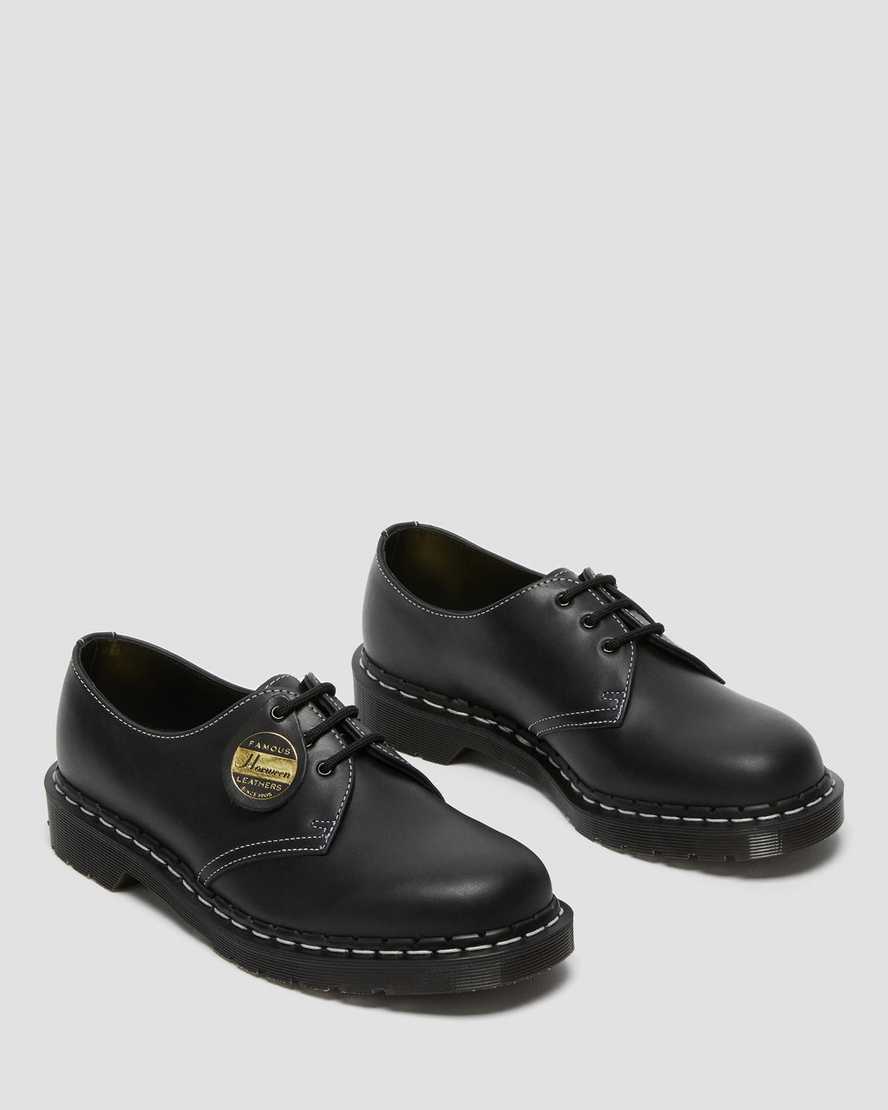 svarta dr martens 1461 cavalier oxfordskor för kvinnor
