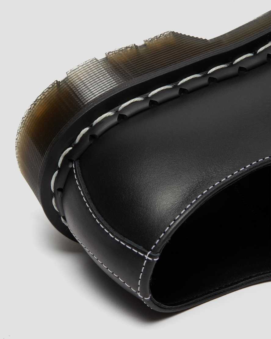 svarta dr martens 1461 cavalier oxfordskor för kvinnor