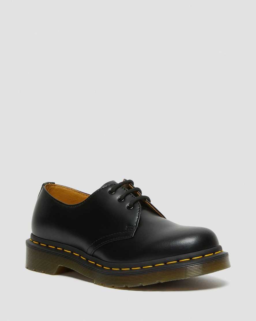 svarta dr martens 1461 smooth oxfordskor för dam