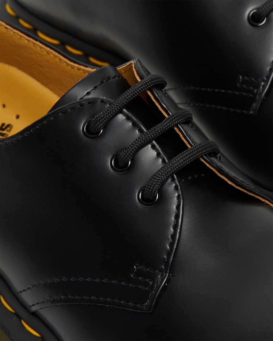 svarta dr martens 1461 smooth oxfordskor för dam