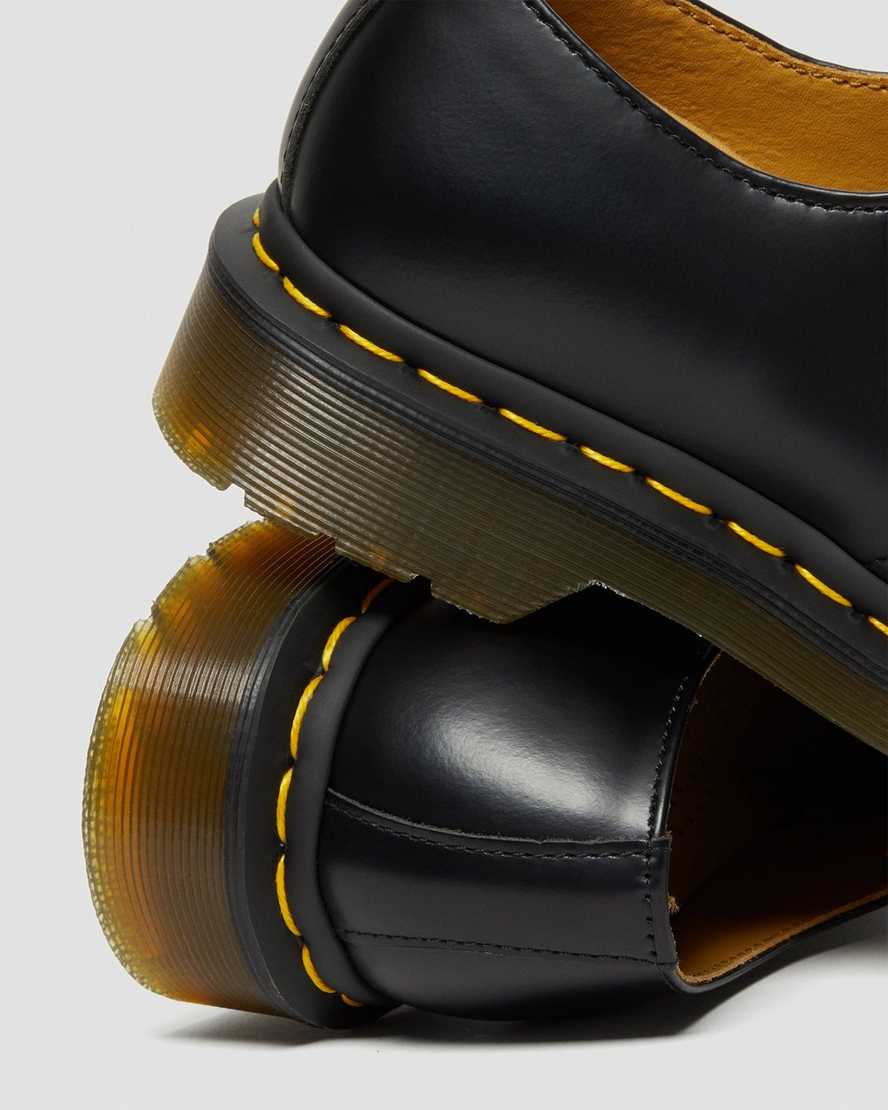 svarta dr martens 1461 smooth oxfordskor för dam