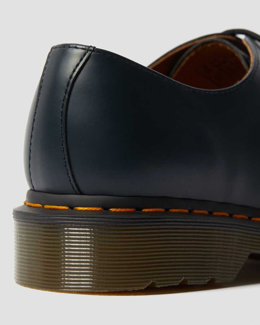 dr martens 1461 smooth oxfordskor för kvinnor i marinblått
