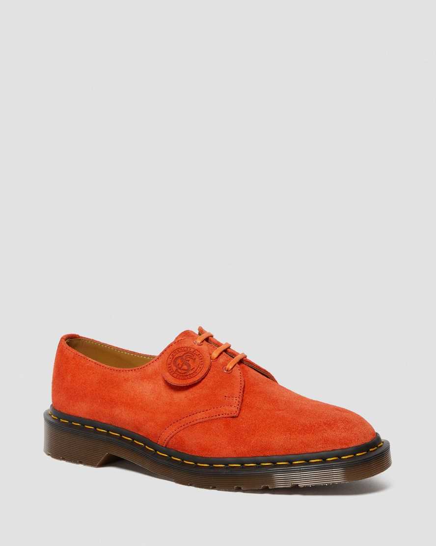 orange dr martens 1461 made in england oxfordskor för kvinnor