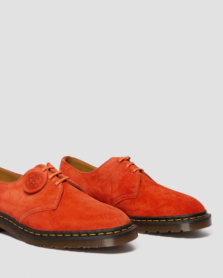 orange dr martens 1461 made in england oxfordskor för kvinnor