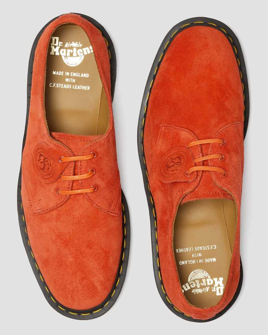 orange dr martens 1461 made in england oxfordskor för kvinnor