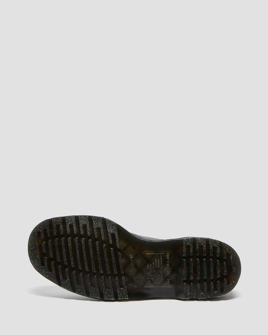 vita svarta dr martens 1461 dam sadelskor