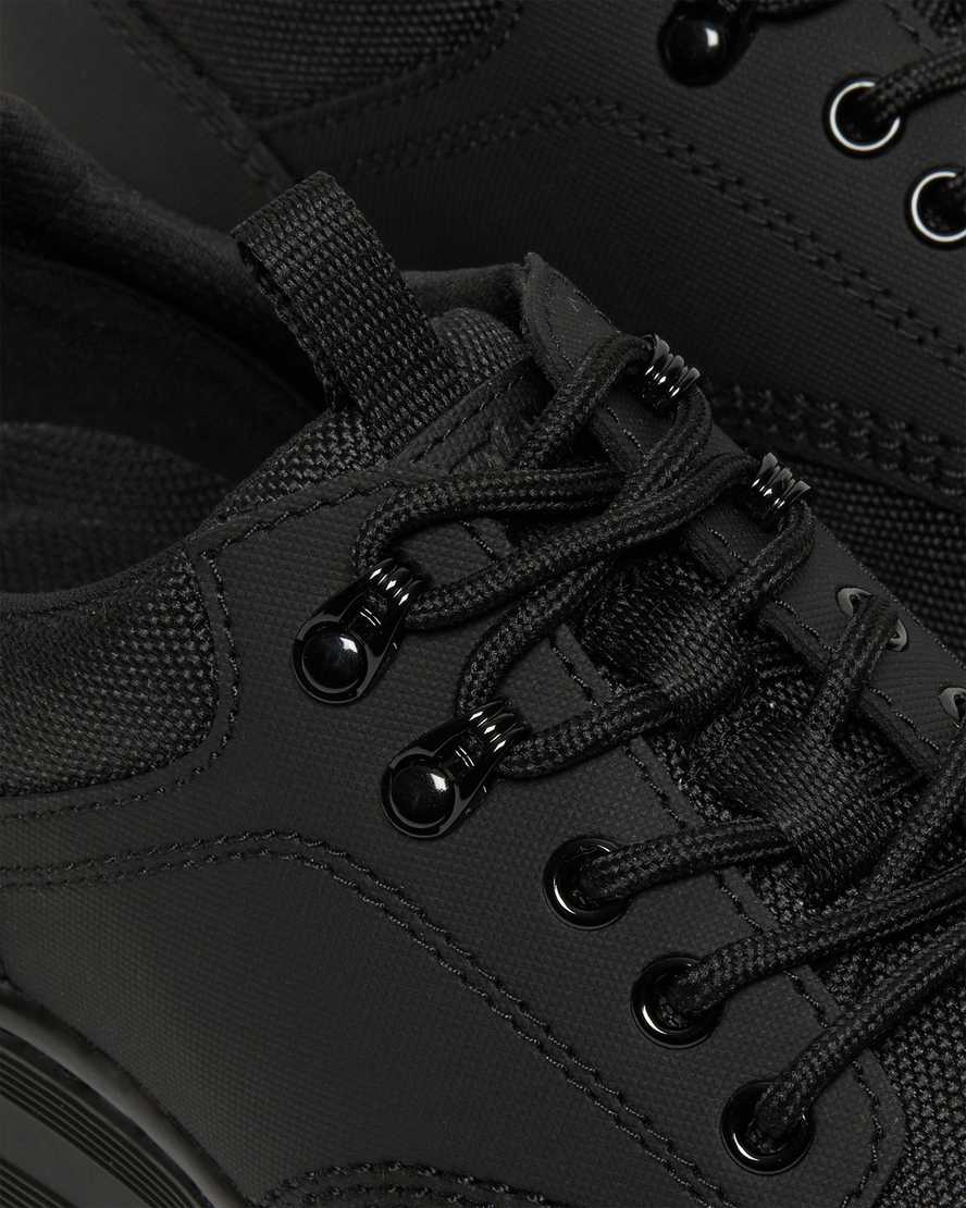 svarta dr martens reeder mono utility-skor för kvinnor