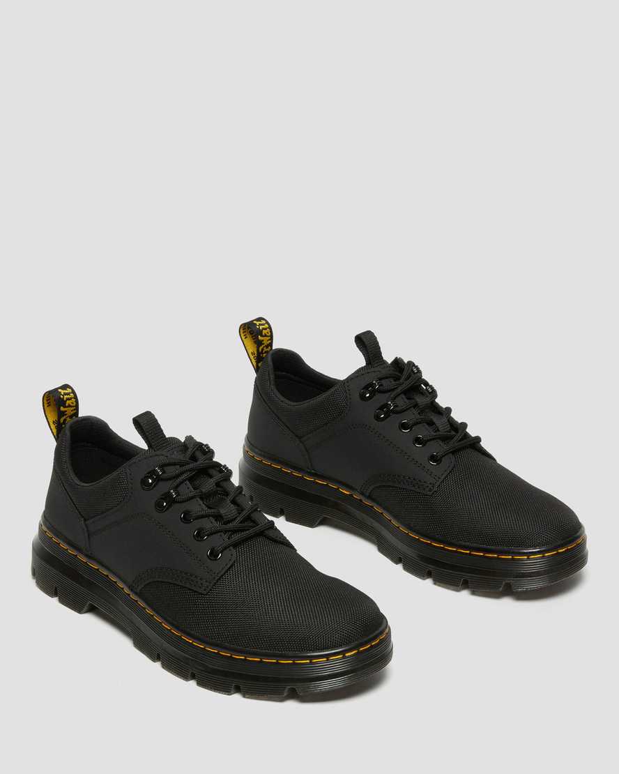 svarta dr martens reeder utility-skor för kvinnor